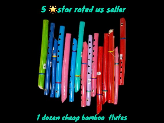 12 pack wholesale of mexican flute toy for decoration bamboo flute  free shipping wholesale