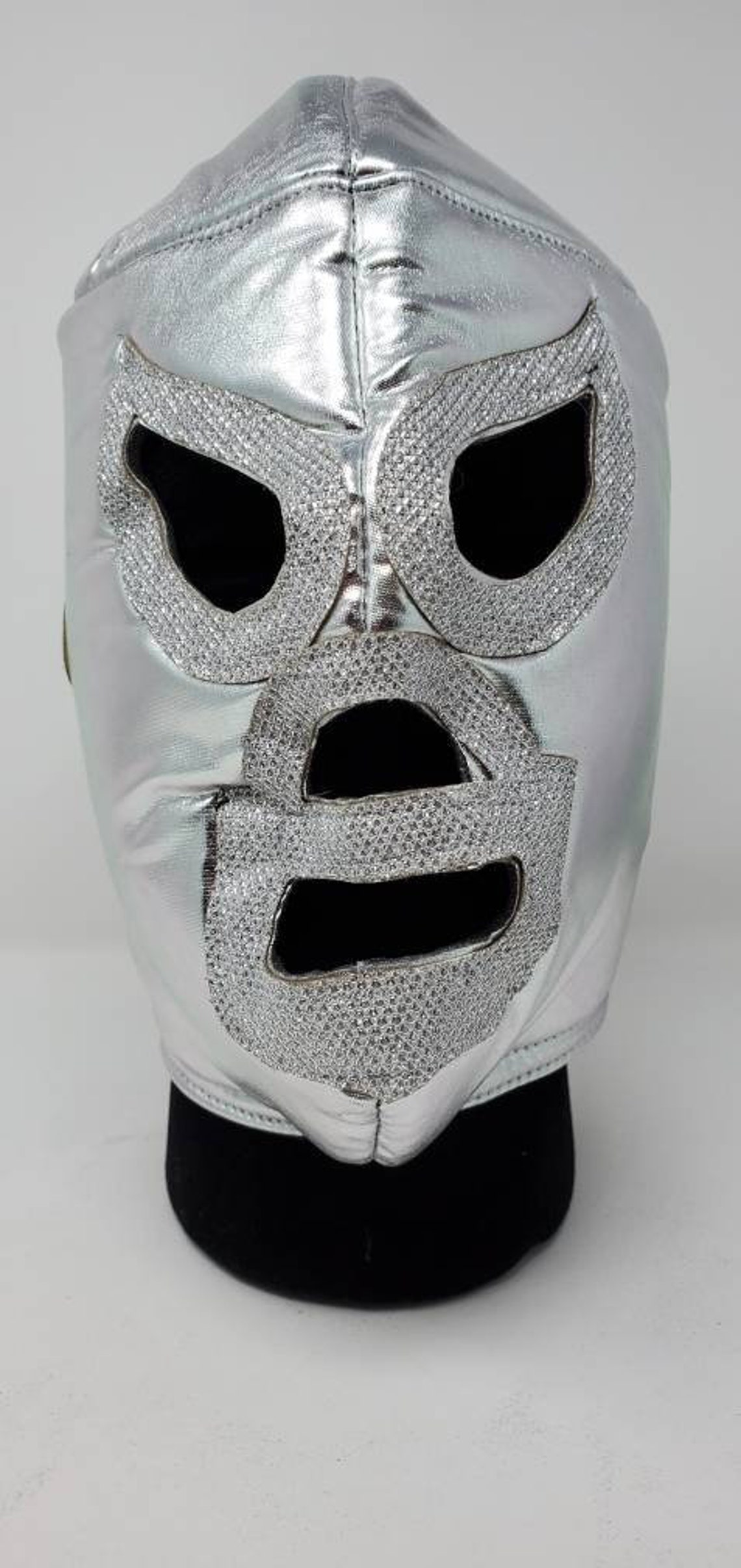 Adult el santo MASK silver glittered Wrestler luchador | Etsy