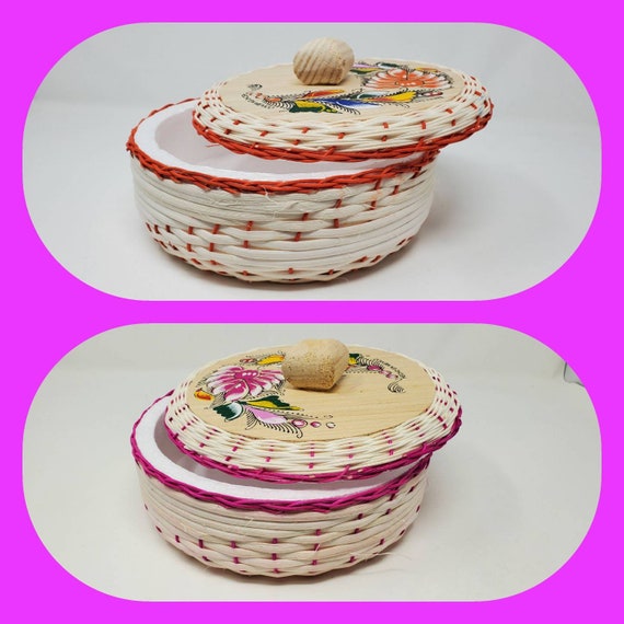 Authentic Mexican handwoven  tortilleros tortilla warmer palm straw made free shipping we sell wholesale