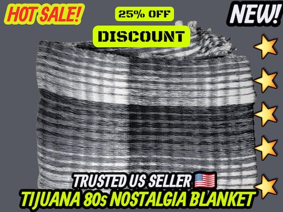 Dark gray Super soft heavy thick mexican  reversible winter  blanket manta recycled fibers