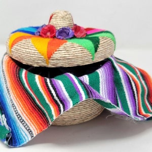 Cheap Mexican handwoven  tortilleros tortilla warmer palm straw made with napkin