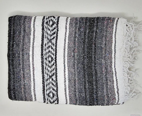 gray colors blanket mexican blanket warm yoga  falsa blanket beach blanket 76" L x 53" w free  shipping wholesale