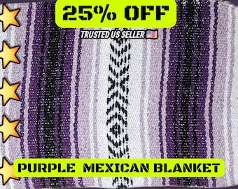 Purple Mexican Falsa Blanket: Soft Beach Throw (76" x 53") wholesale