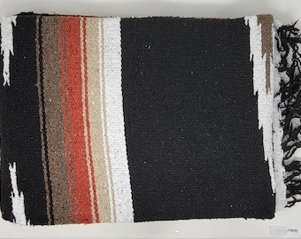heavy WEIGHT mexican blanket  BLACK  diamond blanket  free shipping  wholesale