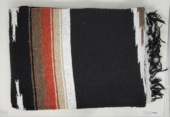 heavy WEIGHT mexican blanket  BLACK  diamond blanket  free shipping  wholesale