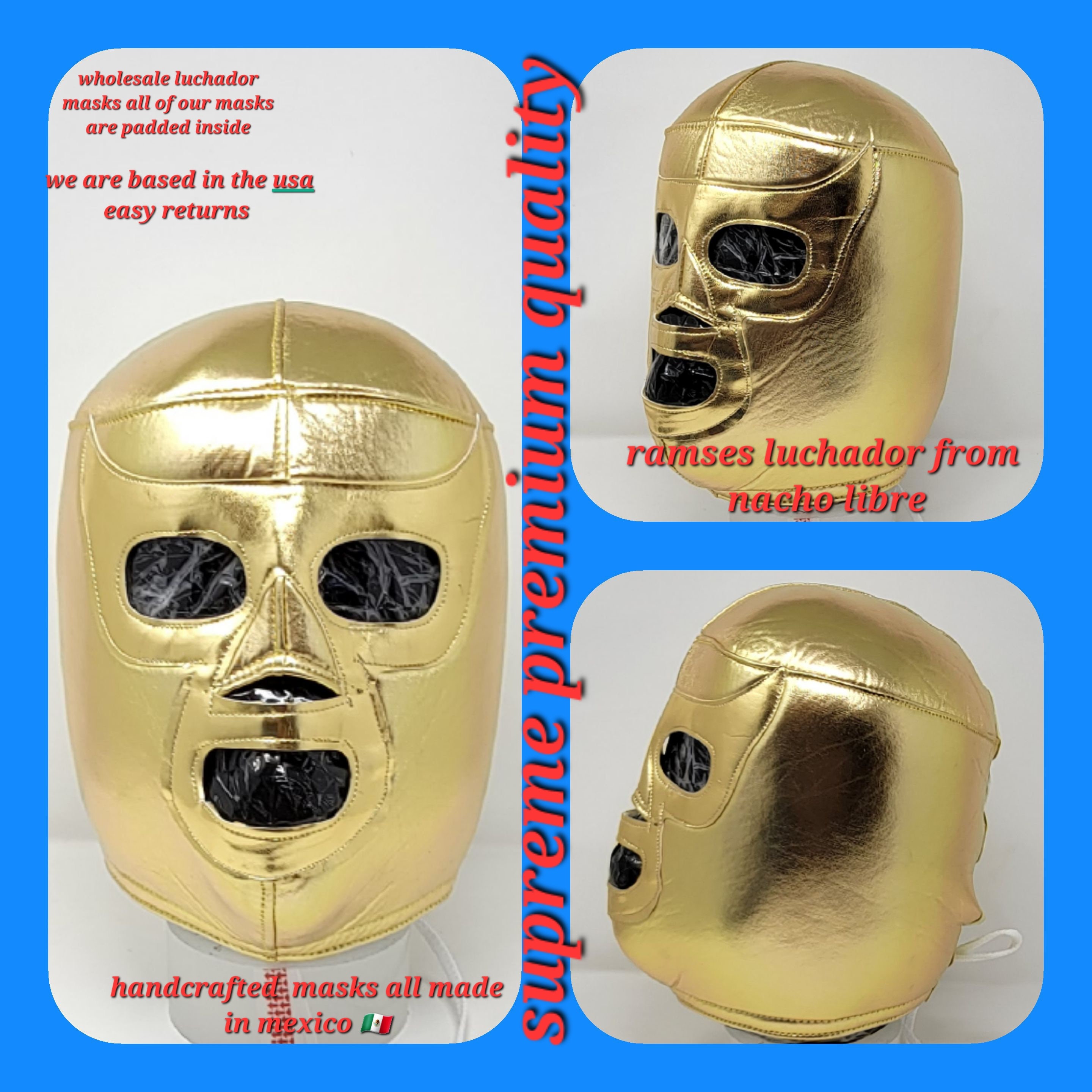 ramses nacho libre mask classic luchador lucha libre luchador mask