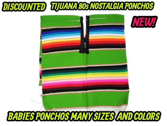 colorful mexican ponchos for babies and childrens serape saltillo