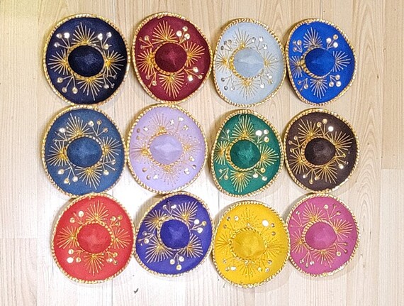 100 pieces   packs  wholesale of 5 inches mexican  mini charro hats sombreros  free shipping