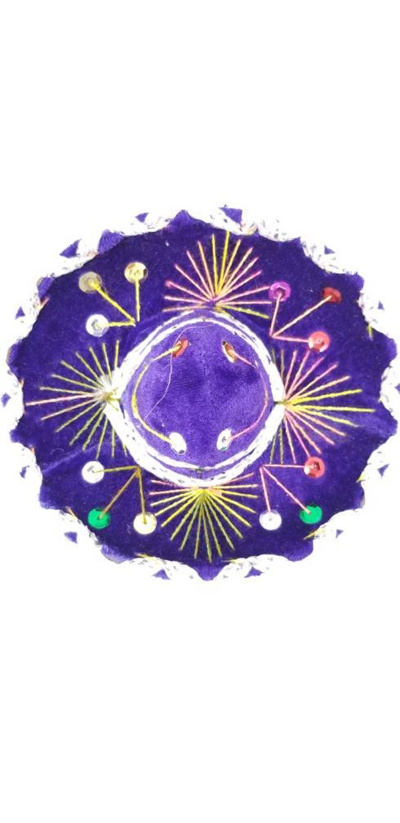 Mexican Mariachi Sombrero Velvet Fiesta Hat Charro Purple 6 - Etsy