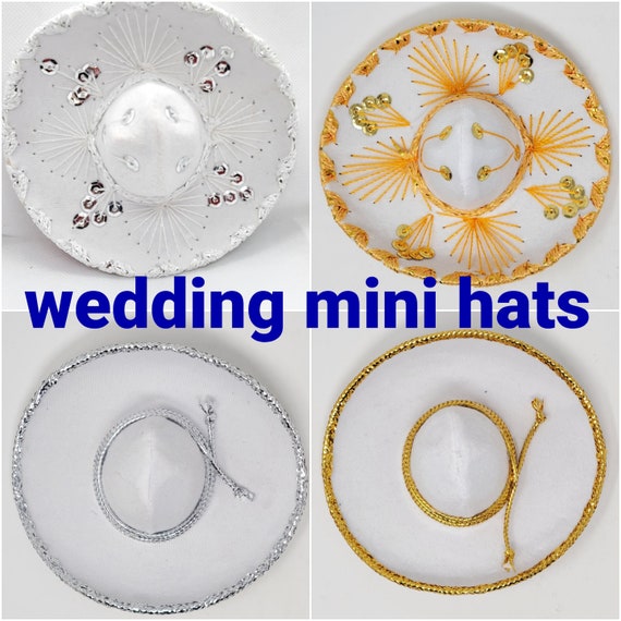 WHOLESALE mexican mariachi sombrero for weddings or fiestas hat charro 6 inches   across