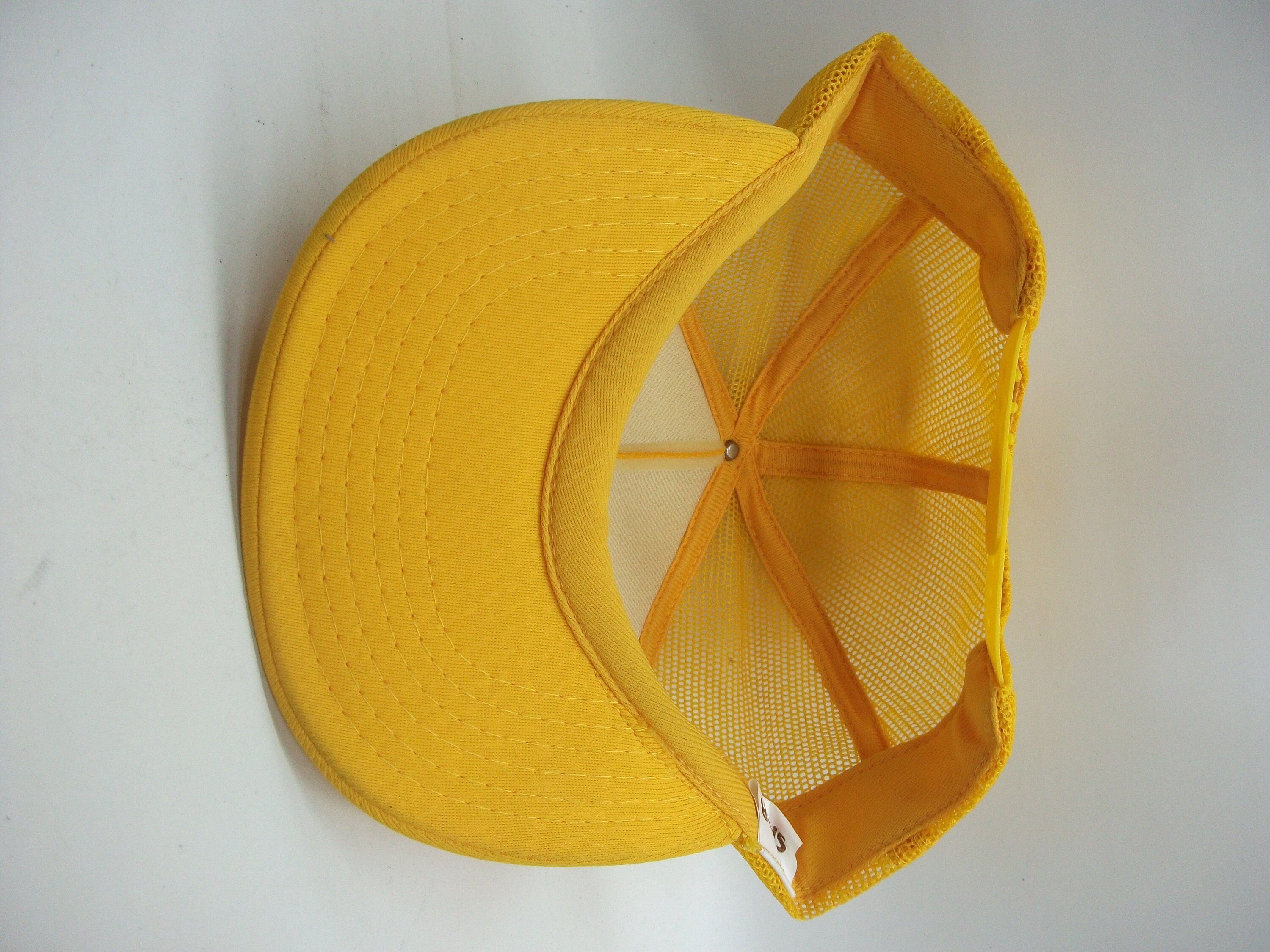 Right for the Times Excavator Hat Vintage Yellow Snapback Trucker