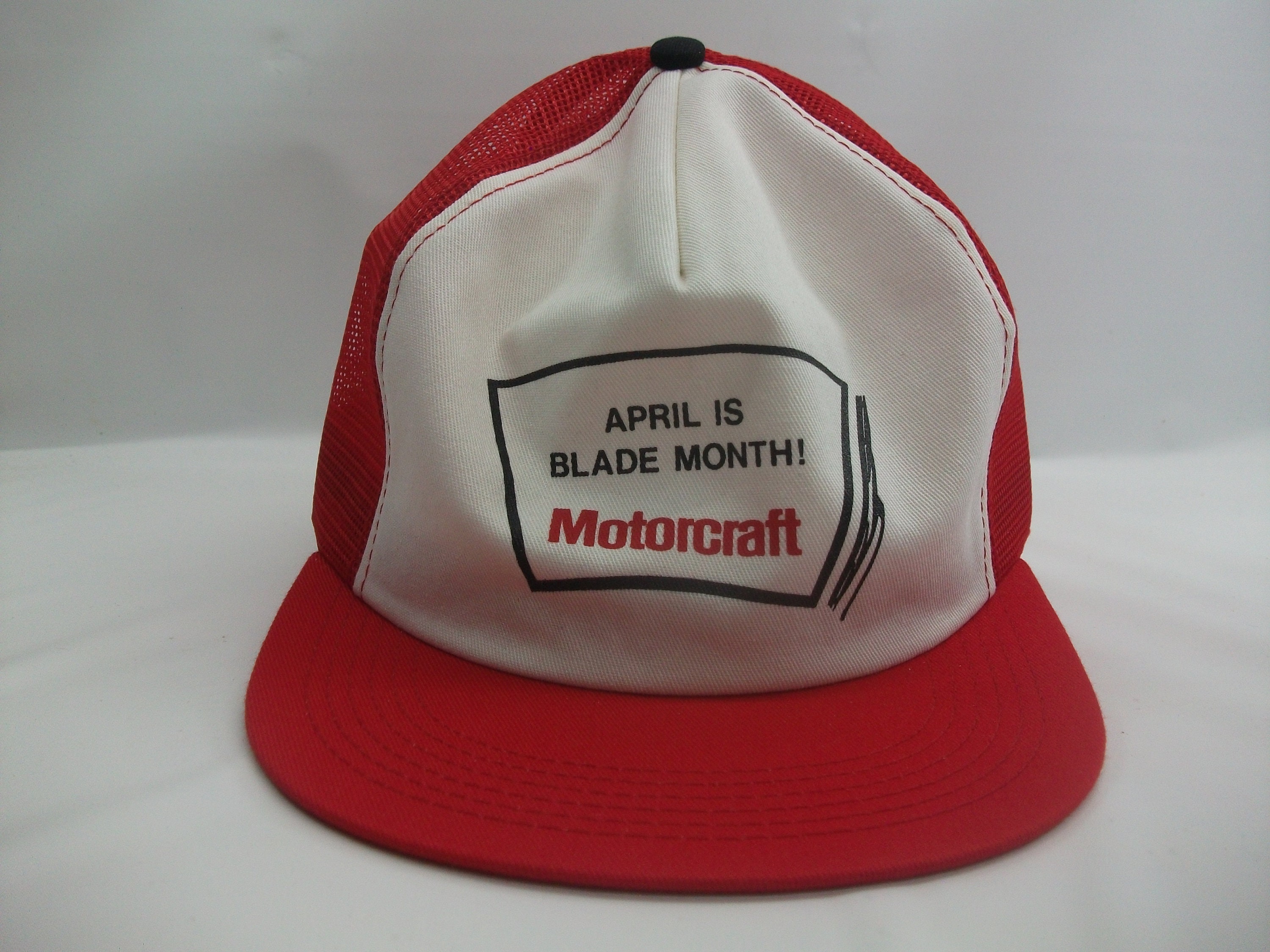 Motorcraft April is Blade Month Hat Vintage K Brand Red