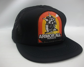 Armor All Products Patch Hat Vintage Black Pennant Winner By K Brand Snapback Baseball Cap