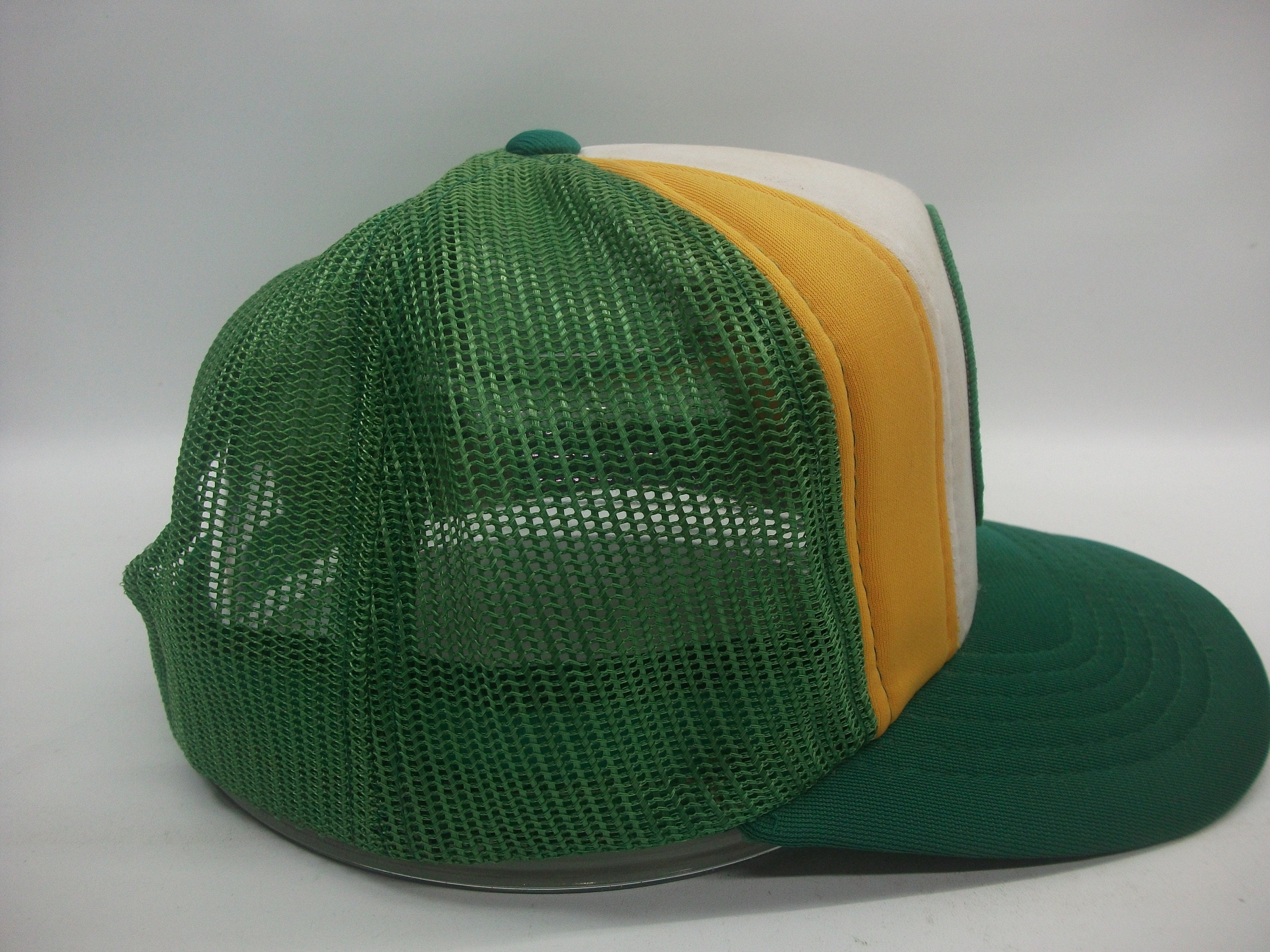 Regina Y's Men Hockey Patch Hat Vintage Green Yellow White