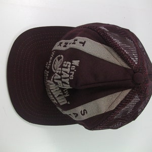 Waste Management of Ohio Think Safety Hat Purple Vintage Snapback Trucker Cap Made USA image 6