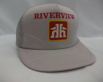 Riverview Home Hardware Hat Vintage Gray Snapback Trucker Cap