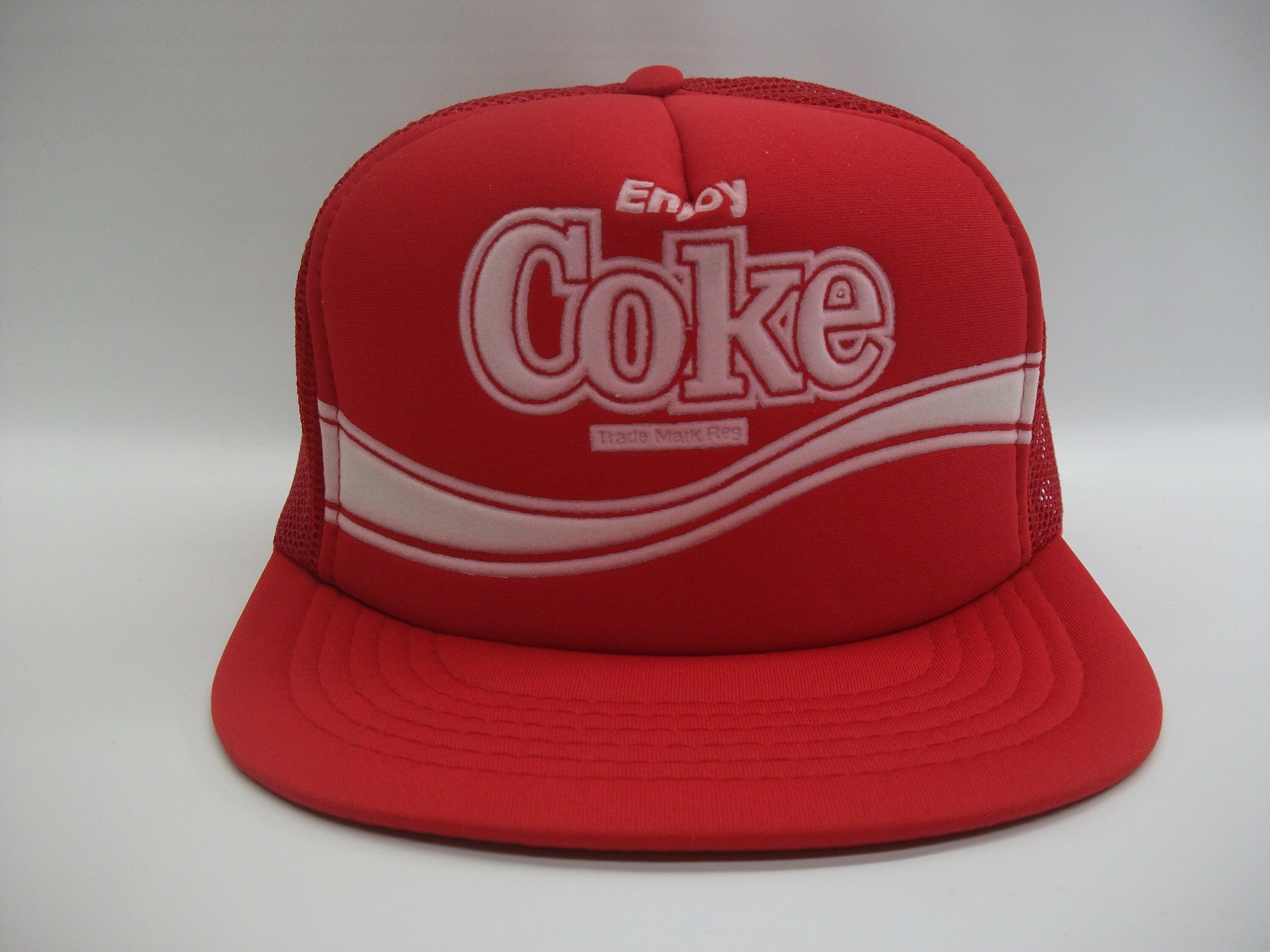 Enjoy Coke Coca Cola Hat Vintage Red Snapback Trucker Cap - Etsy