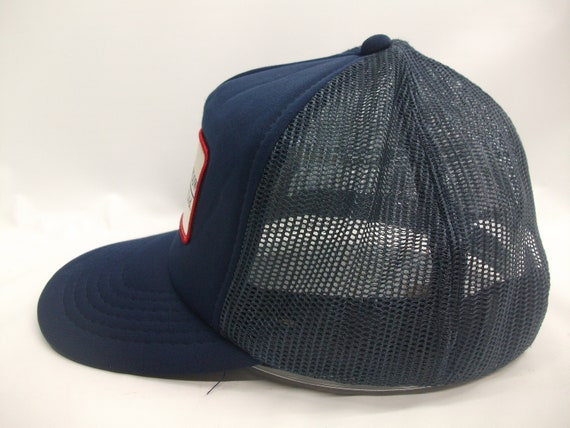 Control Flow Hydraulics Patch Hat Vintage Blue Sn… - image 4