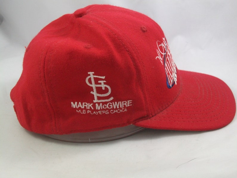 Home Run Record 62 Mark McGwire St Louis Cardinals Hat Red | Etsy