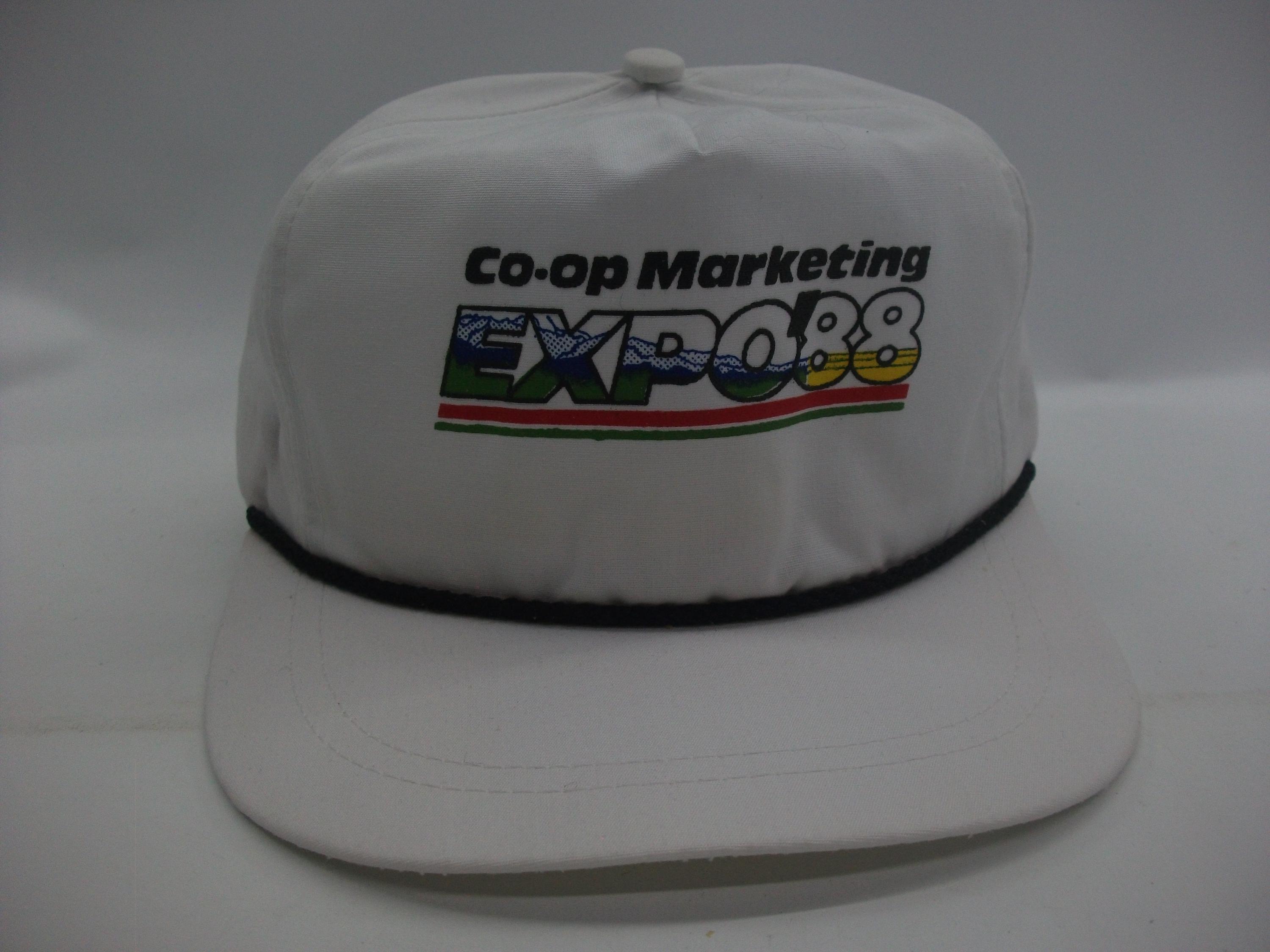 Co-op Marketing Expo 88 Hat Vintage White Snapback Rope Baseball Cap