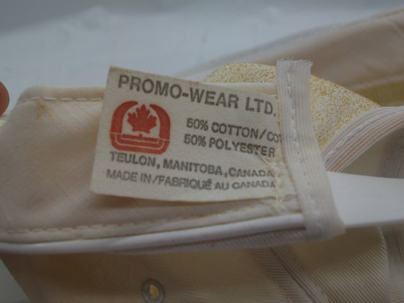 CS Maple Leaf Patch Hat Vintage White Snapback Ba… - image 10