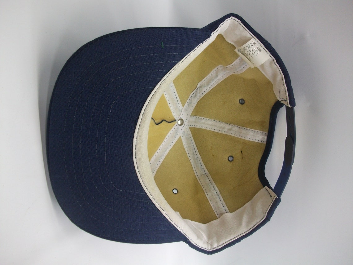 Bowman Insurance Hat Vintage Blue Spell Out Snapback