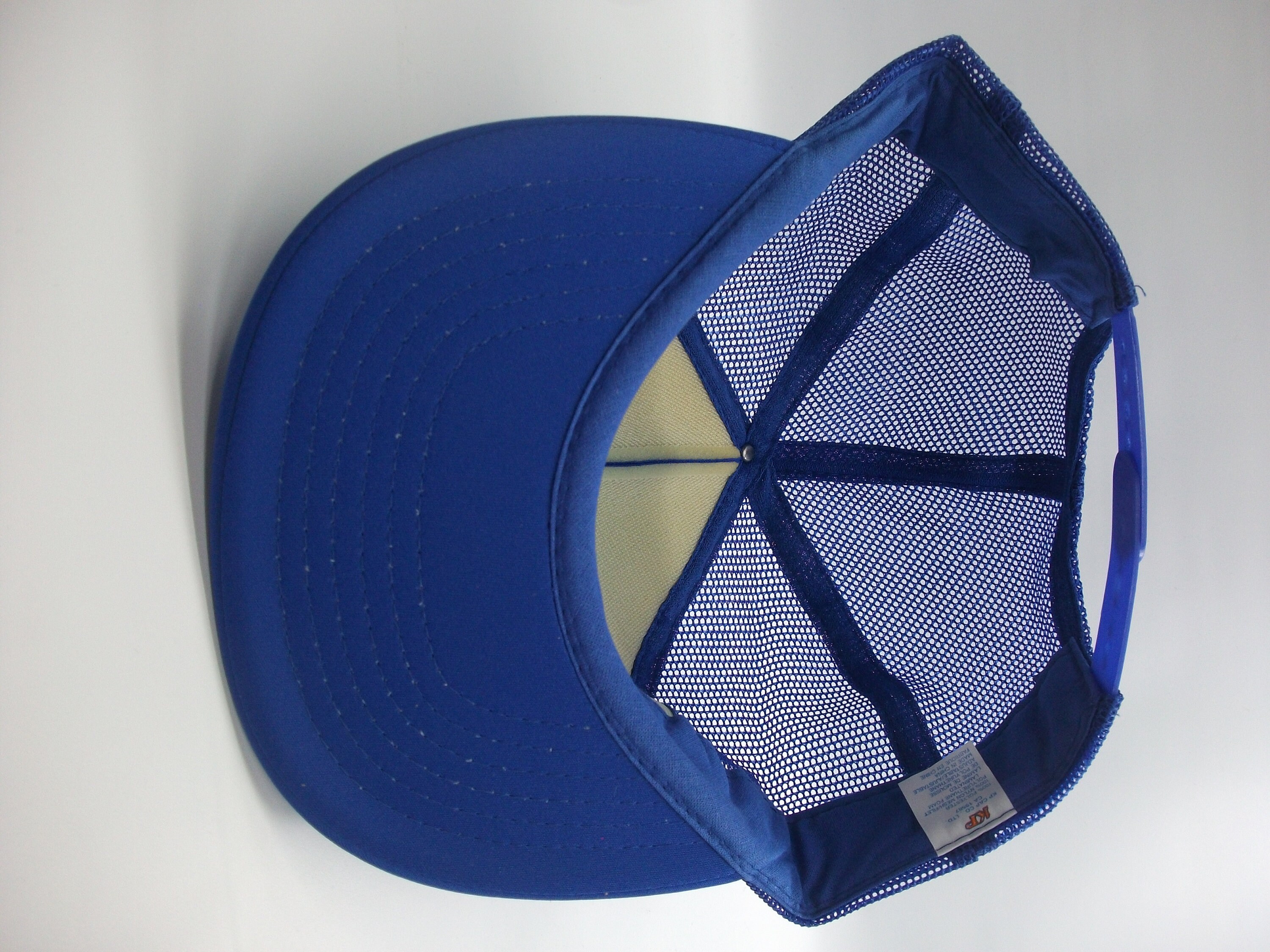 Casquette chapeau bleu vintage Oklahoma End Of Trail camionneur indien