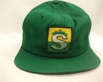 S Crown Green Yellow Patch Hat Vintage K Brand Green Snapback Baseball Cap