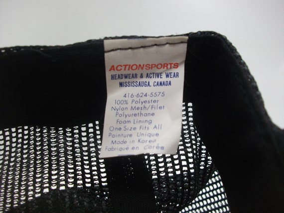 Sackville Police Patch Hat Vintage Black Snapback… - image 9
