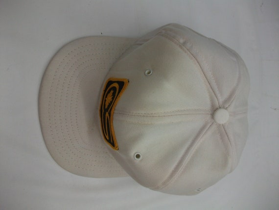 CS Maple Leaf Patch Hat Vintage White Snapback Ba… - image 6