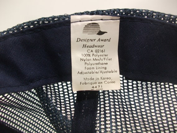 Control Flow Hydraulics Patch Hat Vintage Blue Sn… - image 9