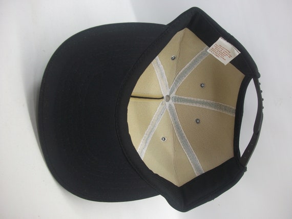 Bridgestone Patch Hat Vintage Black Snapback Base… - image 8