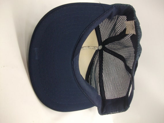 Control Flow Hydraulics Patch Hat Vintage Blue Sn… - image 8