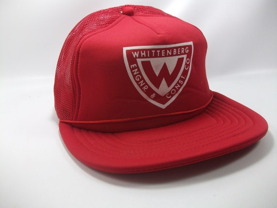 Whittenberg Engineering Construction Co Hat Vinta… - image 1