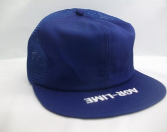 Agr-Lime Blank Plain Hat Vintage K Brand Blue Snapback Trucker Cap