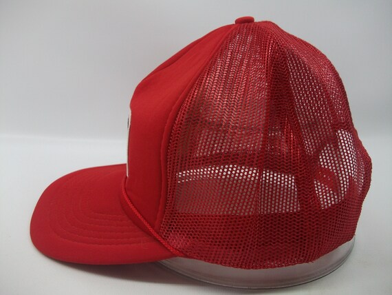 BMI Patch Hat An Adience Company Vintage Red Snap… - image 4