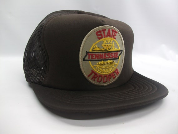 Tennessee State Trooper Commerce Patch Hat Vintag… - image 1