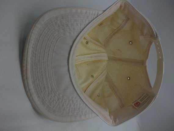 CS Maple Leaf Patch Hat Vintage White Snapback Ba… - image 8