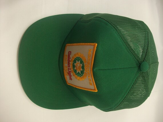 Moosehead Golden Light Beer Patch Hat Vintage Ted… - image 7