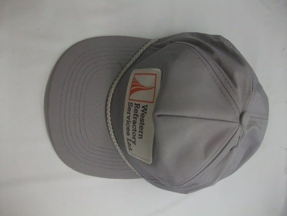 Western Refractory Services Patch Hat Vintage Gra… - image 7