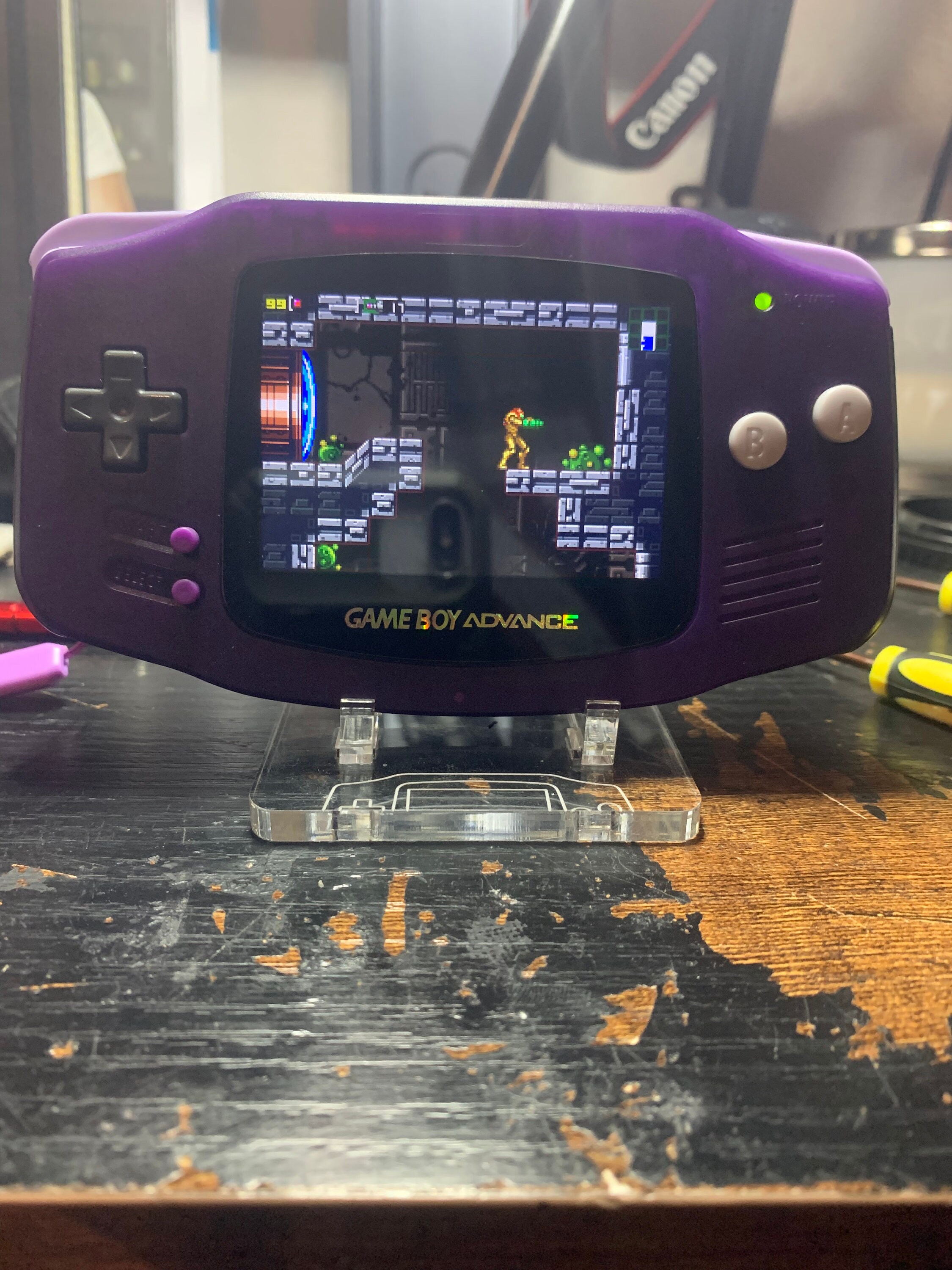 Gameboy Advanced Resting Gameboy Advance Restoration - Etsy