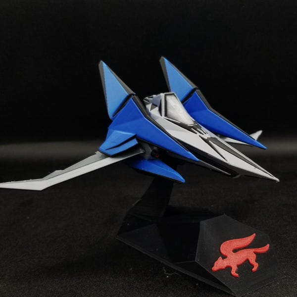 Starfox 64 Arwing Model with Stand Ver.2  Collectible Video Game Figure