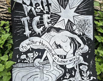 Melt ICE Fundraiser Back Patch, Immigrant and Undocumented Rights, No Human is Illegal