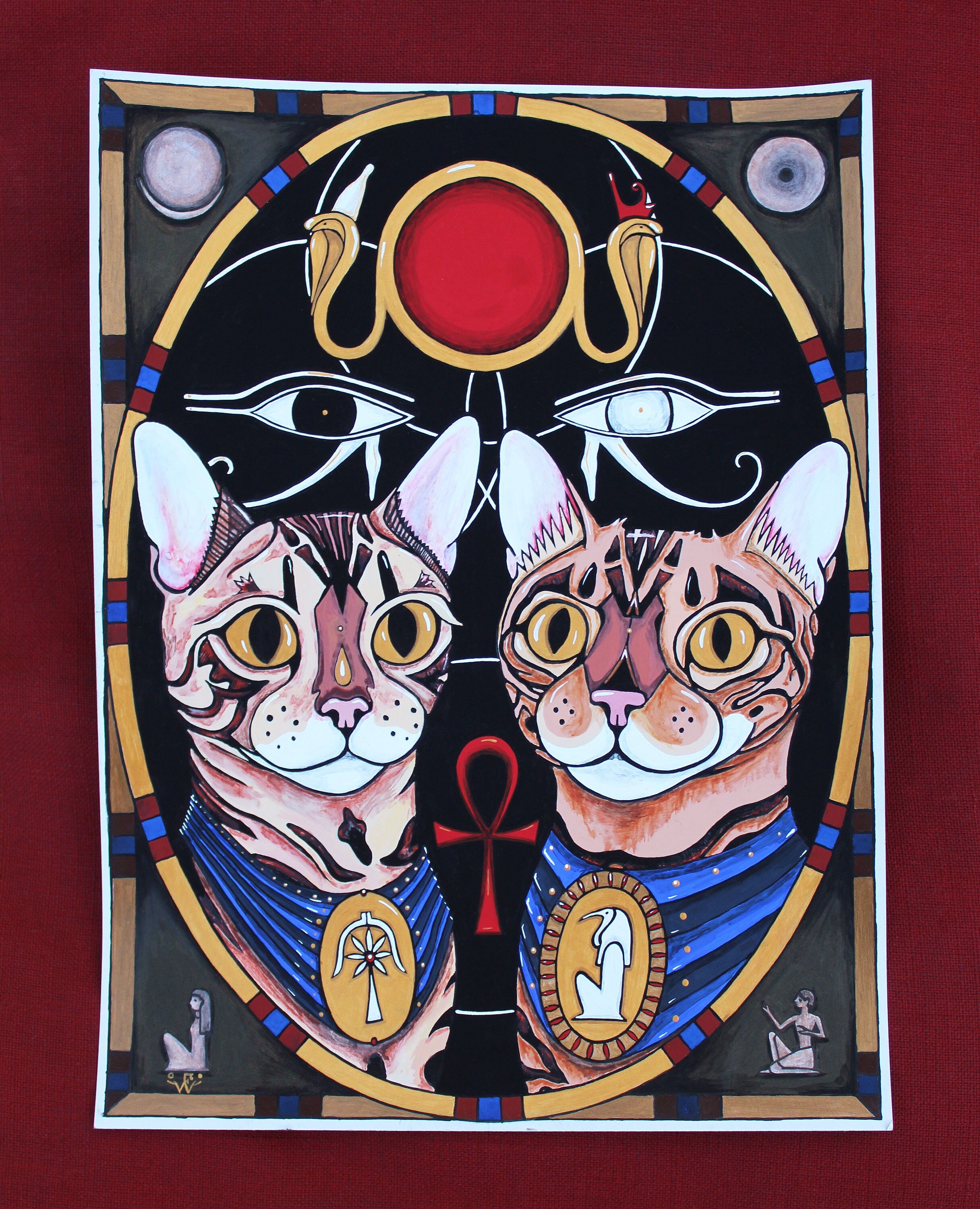 Custom Pet Portrait Unique Pet Wall Art Dog or Cat | Etsy