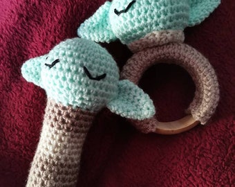 Paquete sonajero recién nacido star wars costumazible