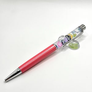 Japanese Anime Inspired Snowglobe Fidget Pen