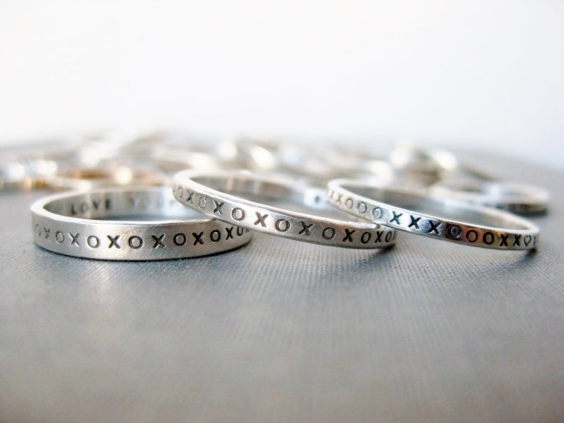 Stamping Rings Tutorial How to Stamp Personalized Rings Etsy