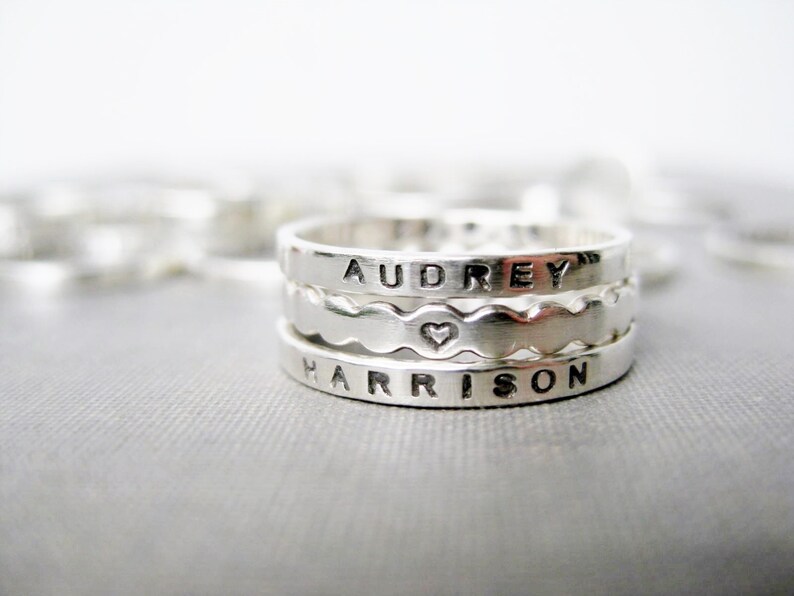 Stamping Rings Tutorial How to Stamp Personalized Rings Etsy