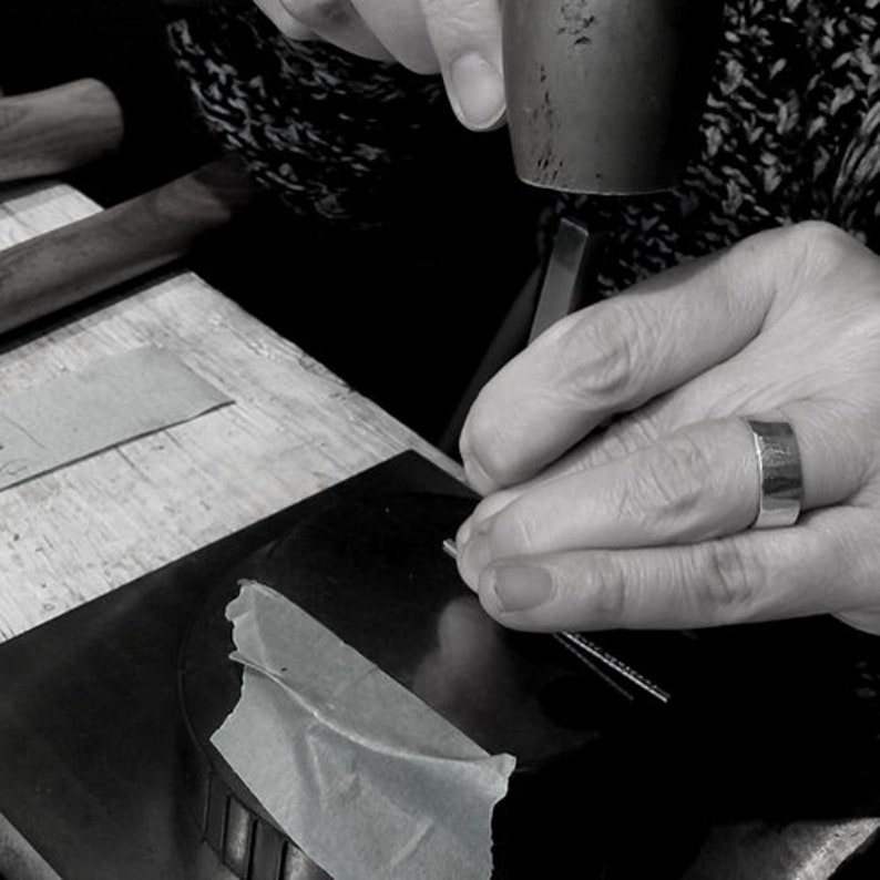 Stamping Rings Tutorial How to Stamp Personalized Rings Etsy Canada