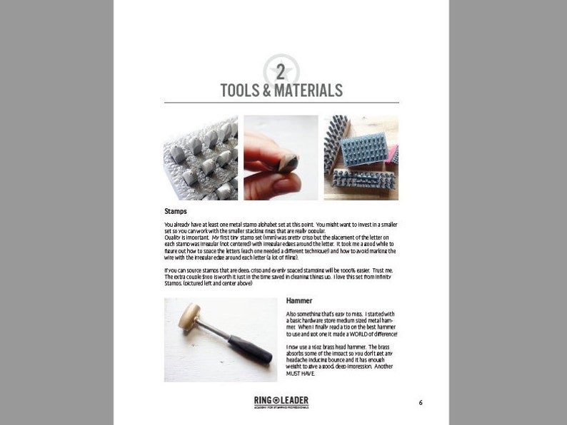 Stamping Rings Tutorial How to Stamp Personalized Rings Etsy